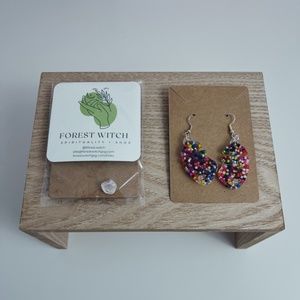 Sprinkles Woman Face Minimalist Earrings, Feminist Earrings